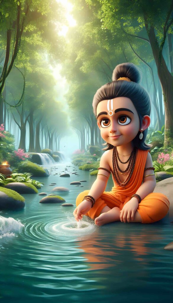 animated shree ram images 3d