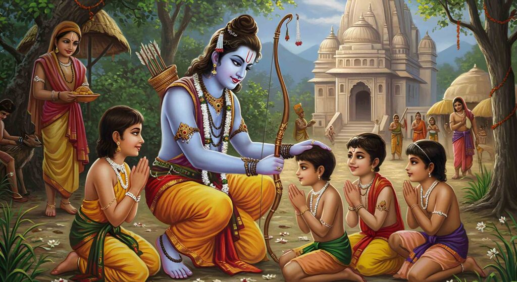 1080p shri ram photo hd – Lord Ram Blessing Children