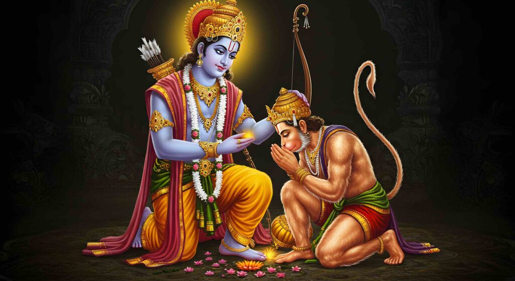 1080p shri ram photo hd – Lord Ram Blessing Hanuman