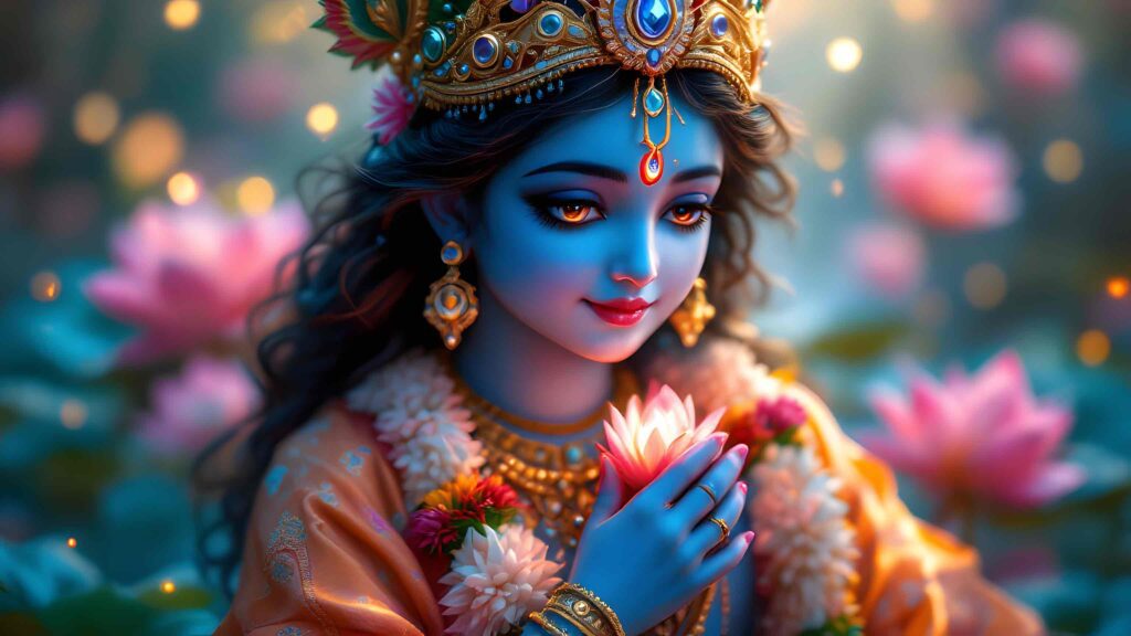 krishna 4k hd wallpaper