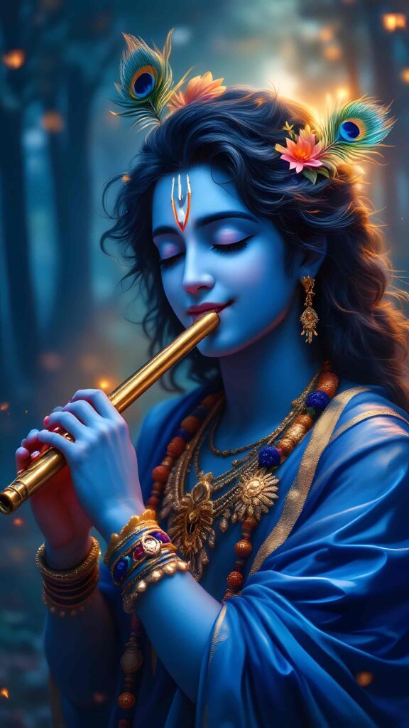 krishna 4k hd wallpaper