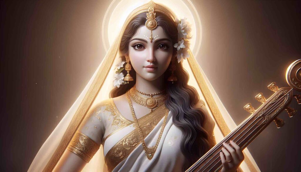 saraswati puja hd photo