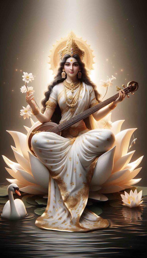 maa saraswati hd photo