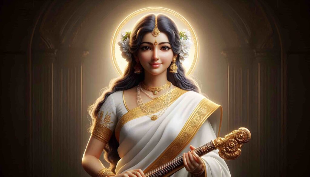 saraswati mata hd photo