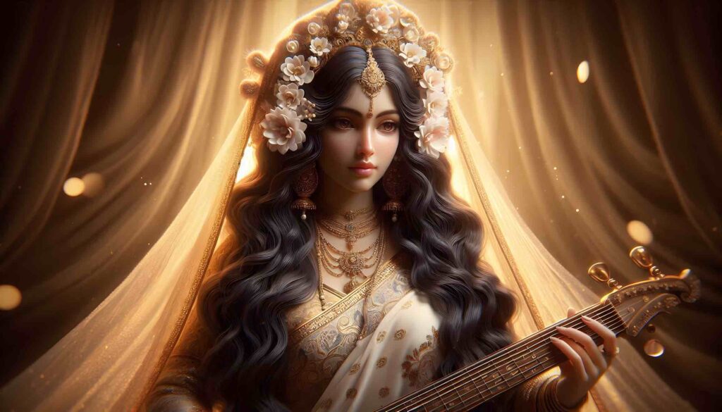 saraswati ji photo hd