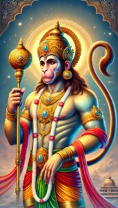 Lord Hanuman bestowing blessings upon people, captured in this 1080p ultra hd hanuman hd wallpaper, exuding protection and divine love.