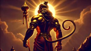 Capture the awe-inspiring transformation of Lord Hanuman in this 1080p ultra hd hanuman hd wallpaper, highlighting his growing divine power in 4K.