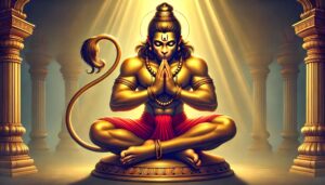 Lord Hanuman radiates divine energy in this tranquil yet powerful 1080p ultra hd hanuman hd wallpaper, showcasing his serene blessing.