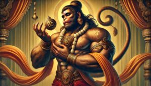 Lord Hanuman’s triumphant moment at the end of battle is captured in this 1080p ultra hd hanuman hd wallpaper, showcasing divine glory.