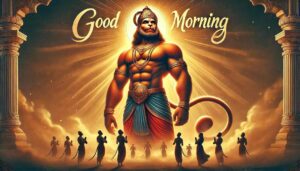 These “good morning images of hanuman ji” show Hanuman protecting his devotees with divine love, radiating power and peace.