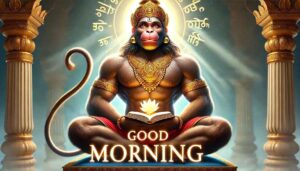 These “good morning images of hanuman ji” show his divine wisdom and serenity, radiating peace and spiritual strength.