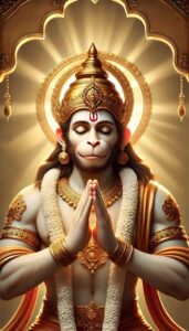 Hanuman Dada photo HD depicting Lord Hanuman in a relaxed posture with his mace by his side, exuding strength and serenity.