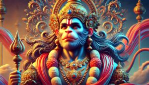 hanuman divine serenity pics hd wallpaper A serene depiction of Lord Hanuman in HD, radiating wisdom and strength – a stunning hanuman pics hd wallpaper for spiritual inspiration.