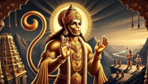 Lord Hanuman’s divine journey captured in serene detail, ideal for anyone searching for Hanuman hd pics 1080p.