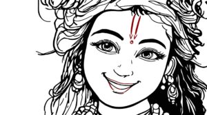 images of krishna for colouring greetfuly 4 "Images of krishna for colouring" with Krishna’s gentle smile are simple and perfect for young children to colour.