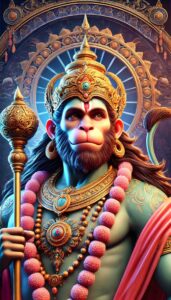 majestic hanuman upper body pics hd wallpaper A radiant and divine image of Lord Hanuman, showcasing his inner light. This hanuman pics hd wallpaper radiates positivity.