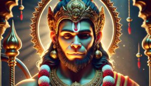 protector lord hanuman hd pics wallpaper A fearless and courageous Lord Hanuman, captured in this HD image, offering blessings of strength and courage. A perfect example of hanuman pics hd wallpaper.
