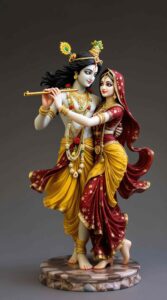 Radha Krishna marble murti images capture their divine bliss, with intricate detailing in marble that brings out their love and grace.