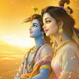 Explore Radha Krishna pics for DP that capture their divine embrace, symbolizing eternal love and connection.