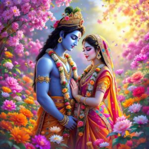 Find Radha Krishna pics for DP that highlight the sacred union of the divine lovers in vibrant 4K detail.