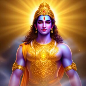 A divine "shri ram dp for whatsapp" showcasing Lord Ram's glowing aura and peaceful expression, perfect for a divine profile.